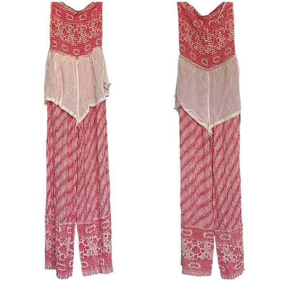 Free People Vintage Tube Jumpsuit Size Medium - Picture 4 of 9